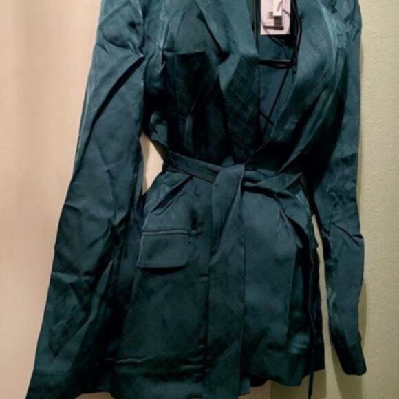 Equipment Ramond Jewel tone blazer Green size 2 - Picture 6 of 8
